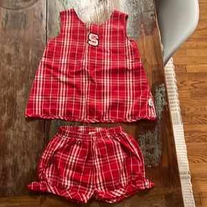 NC State matching outfit - 2T